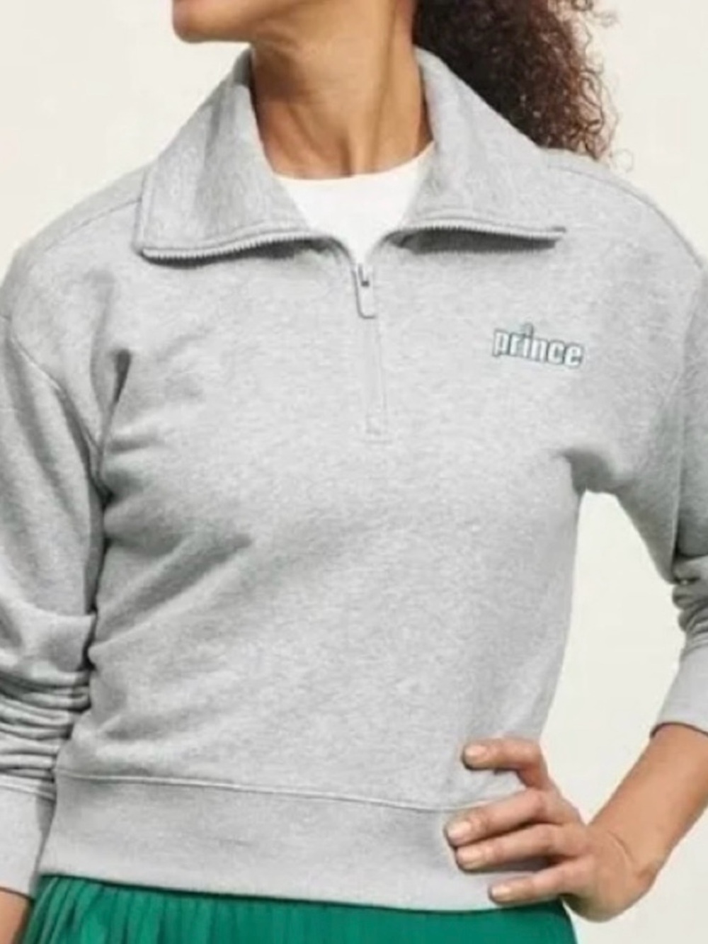Prince Pickleball 1/4 Zip Sweatshirt Sz Small